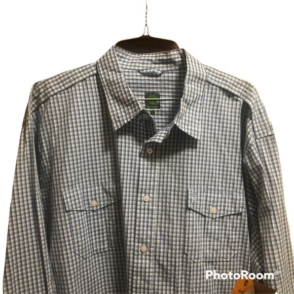 Timberland Other - TIMBERLAND BLUE BUTTON FRONT CASUAL SHIRT NWT